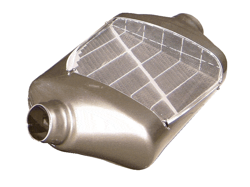 DPF cutaway unit